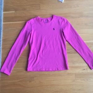 Pink Ralph Lauren polo size 12-14 girls, worn once